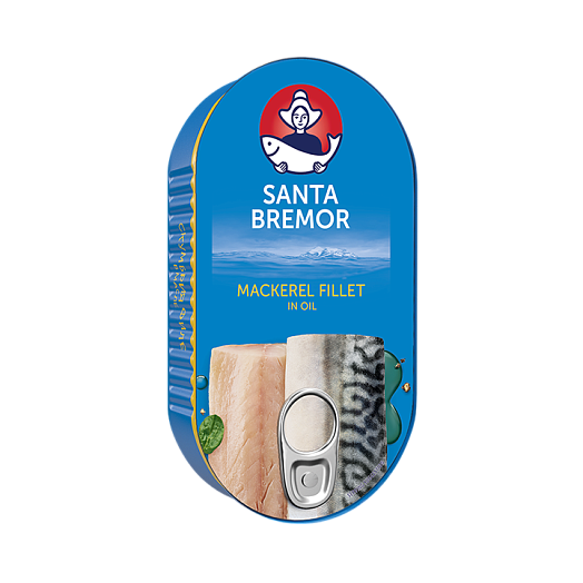Atlantic mackerel fillet in oil 175 g